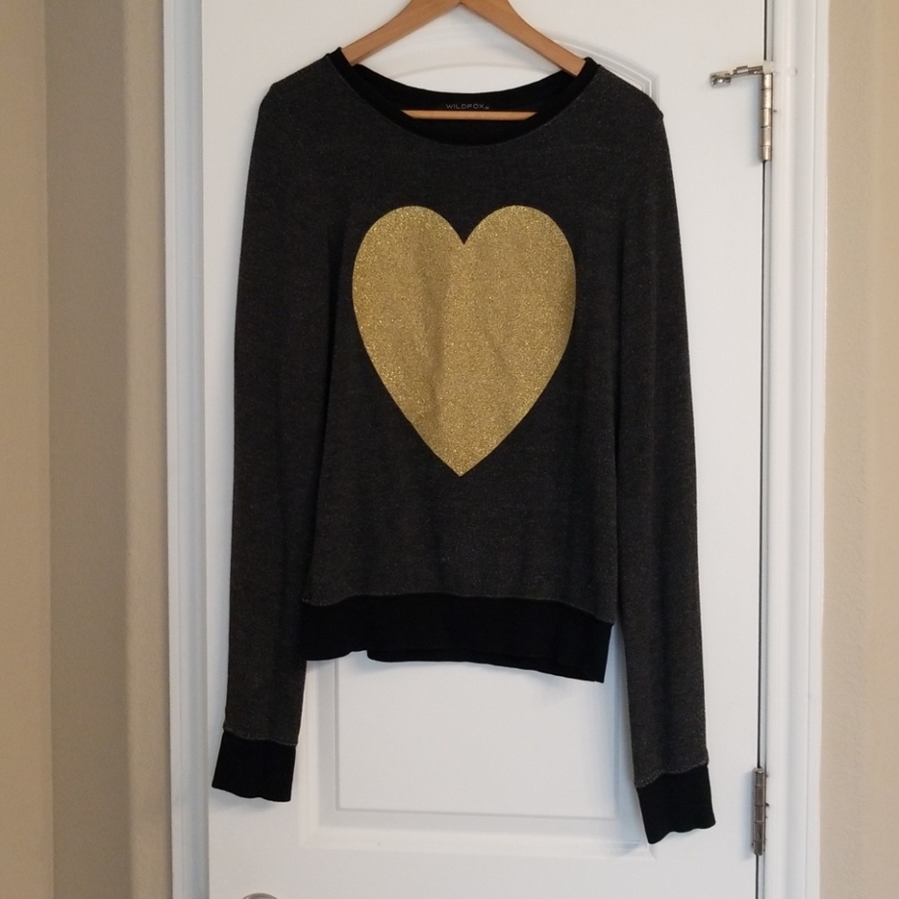 Wild fox heart sweater!